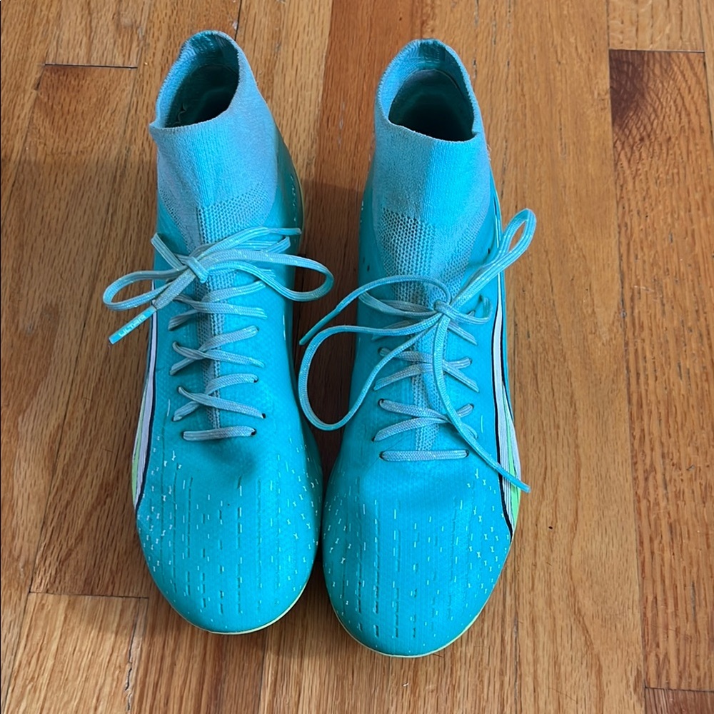 Turquoise High-Top Athletic Shoes MENS